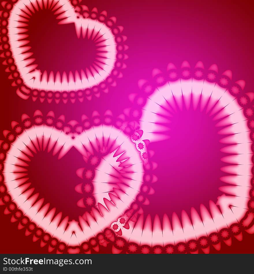 Pink and red valentine's day background for lovers. Pink and red valentine's day background for lovers