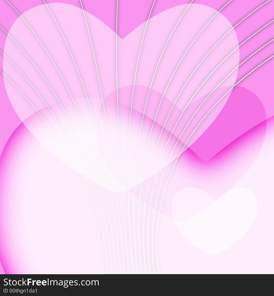 Pink Valentines Day Background