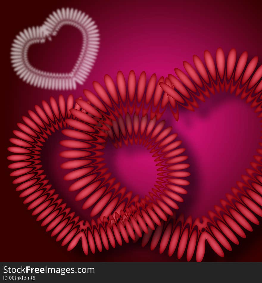 Pink and red valentine's day background for lovers. Pink and red valentine's day background for lovers