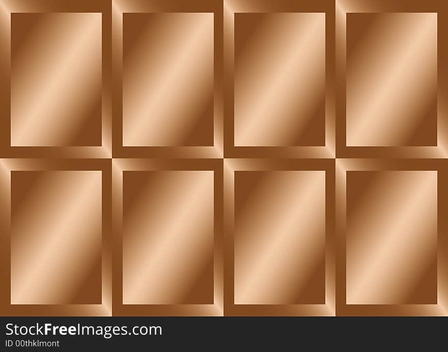 Computer generated illustration of chocolate background