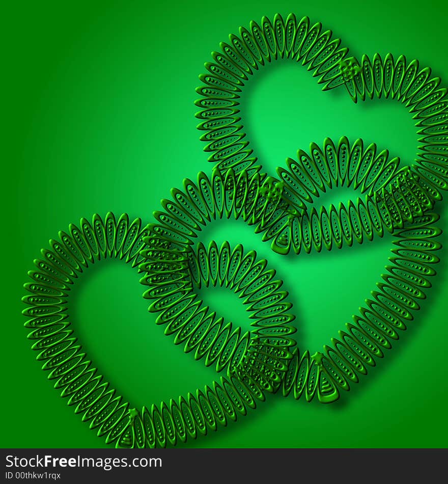 Green St Patrick's day background for lovers. Green St Patrick's day background for lovers