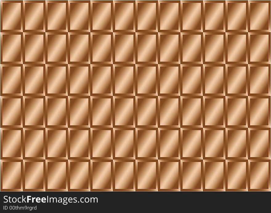 Computer generated illustration of chocolate background