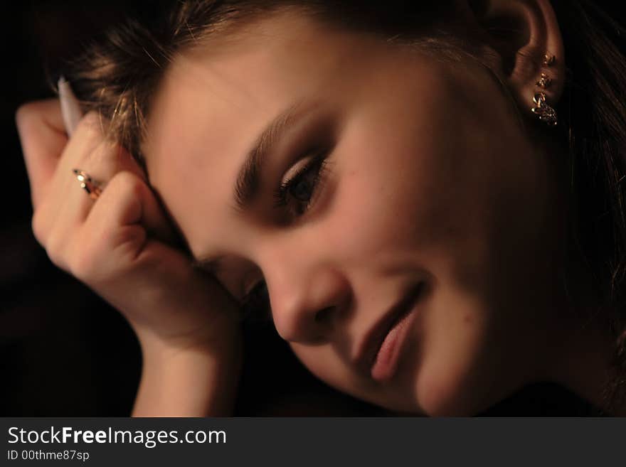 Young Woman S Portrait