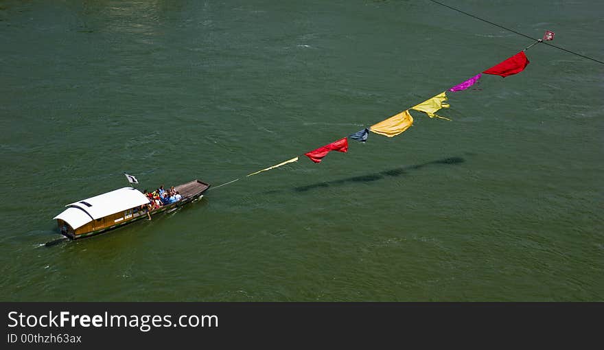 Crossing the river