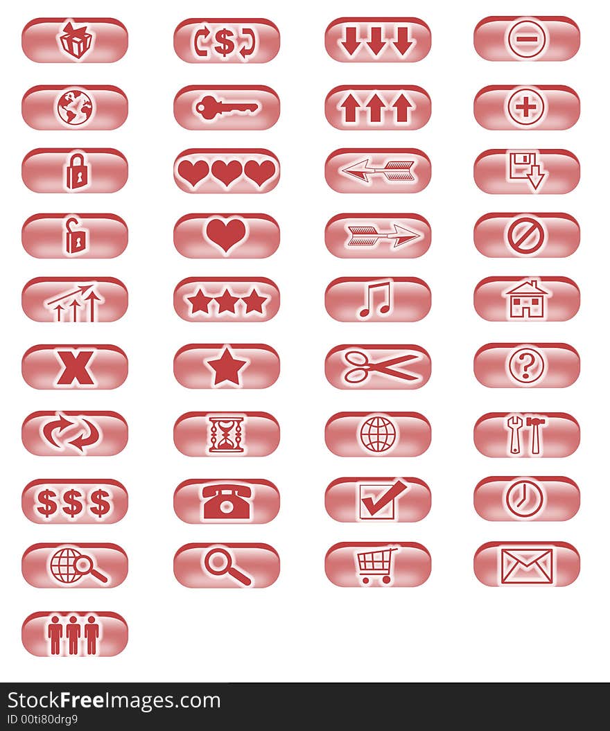 Set of icons. Many different kinds of icons. Set of icons. Many different kinds of icons.