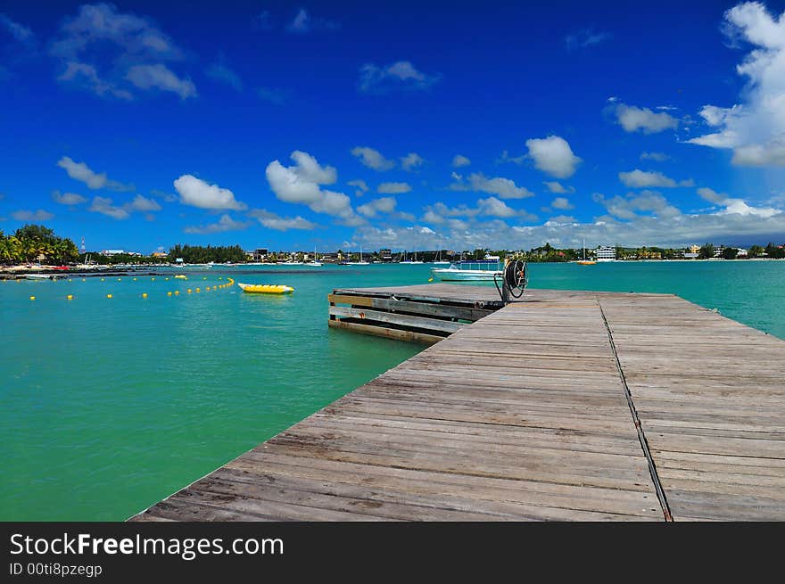 A boat ramp in Grand Bay