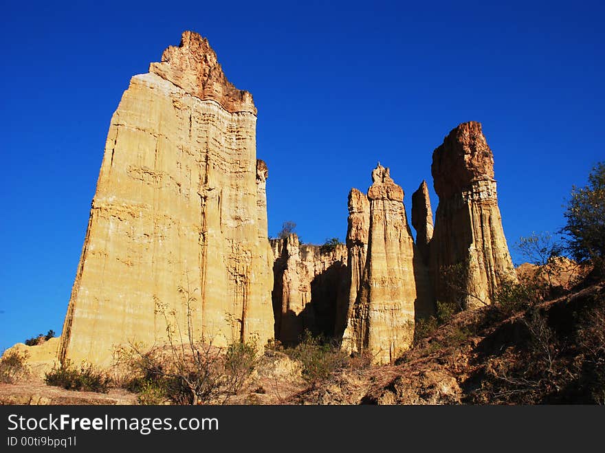 This is an grand canyon about Soil Forest .It in yunna china.We say tuling