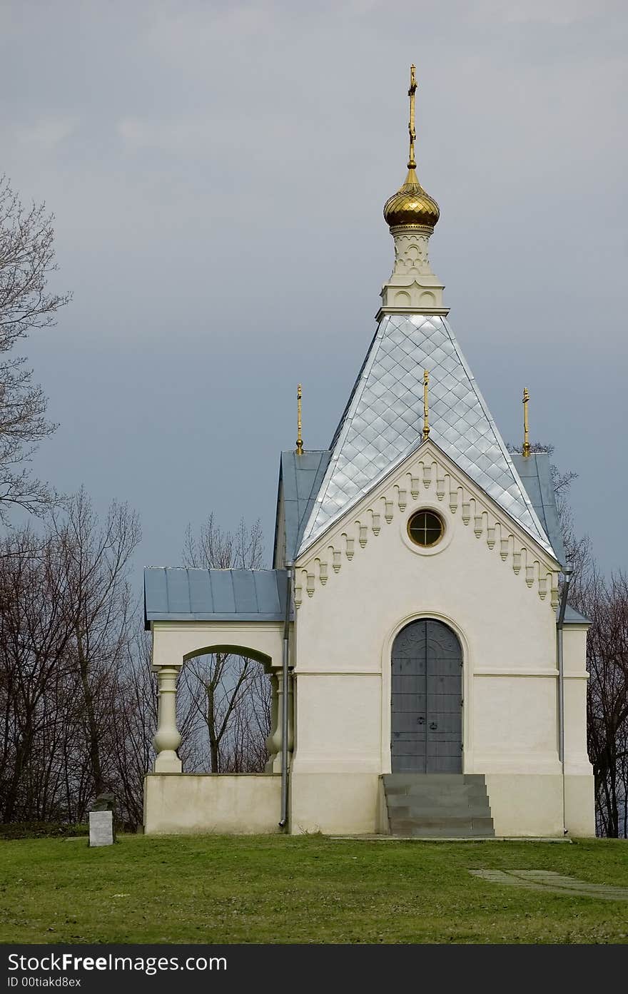 Small Cossack chapel. Starocherkassk. Russia