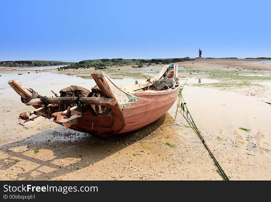 fishingBoat on beach