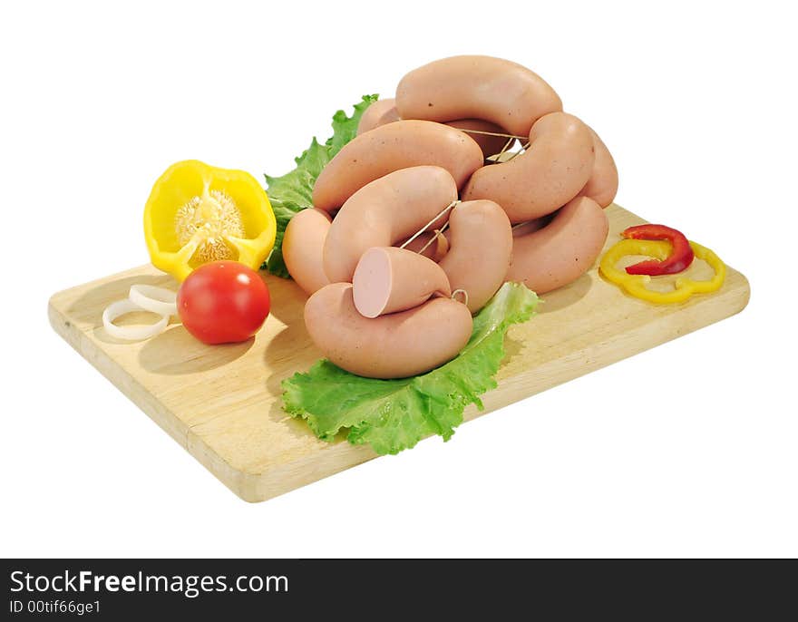 Appetizing sausage