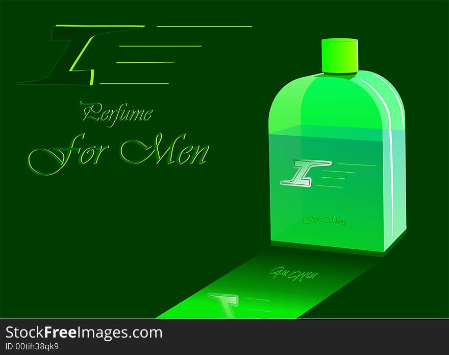 Presentation for men's perfume, created in Coreldraw10. Presentation for men's perfume, created in Coreldraw10