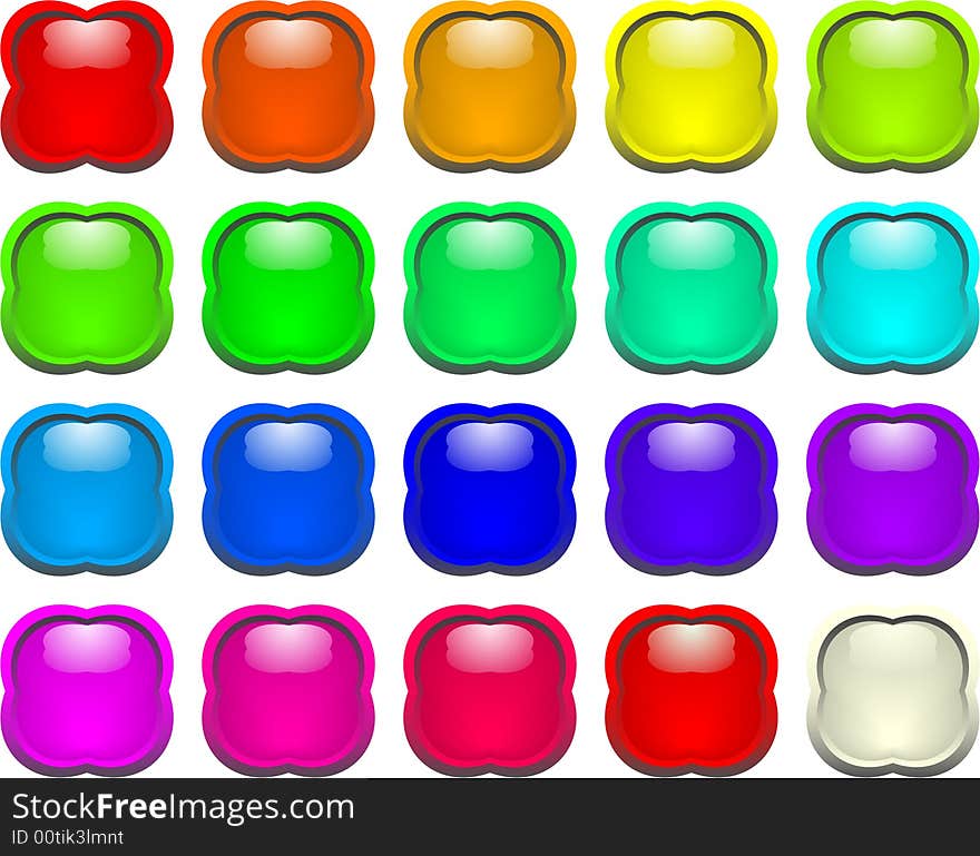 Many Color Buttons