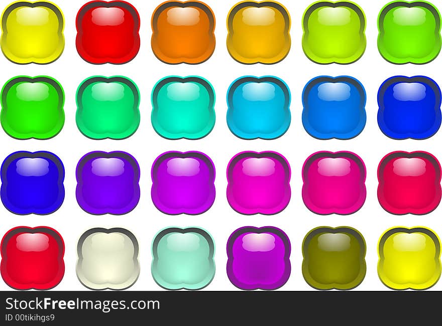 Many Color Buttons