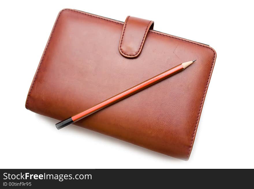 Organizer and pencil