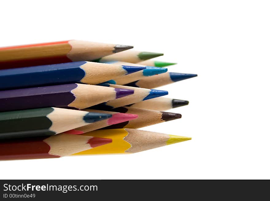 Multicolored pencils