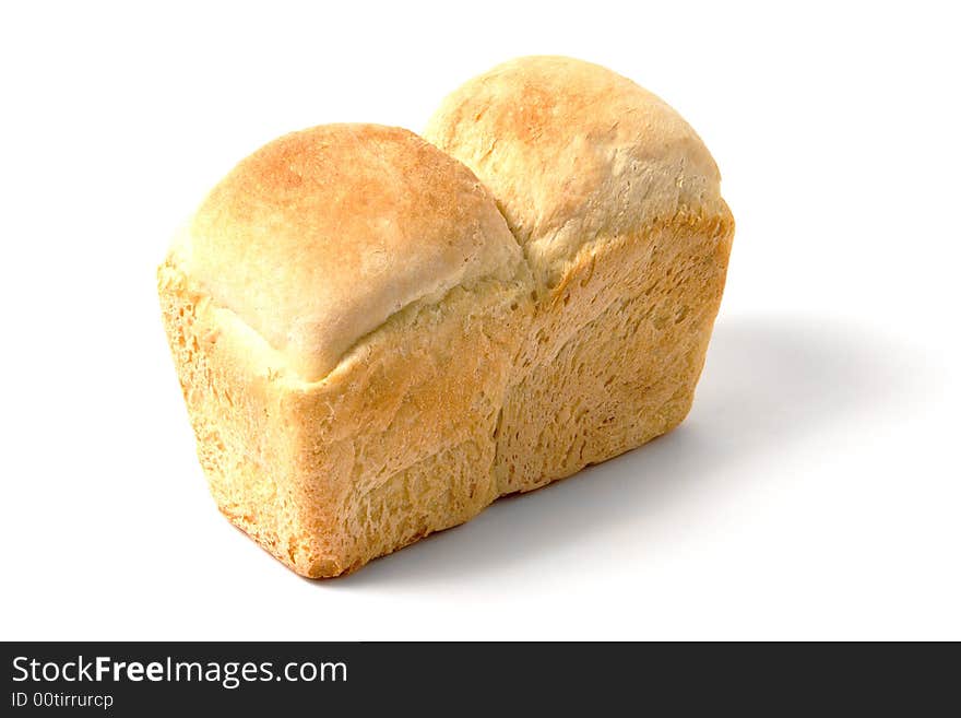 White Bread Isolated