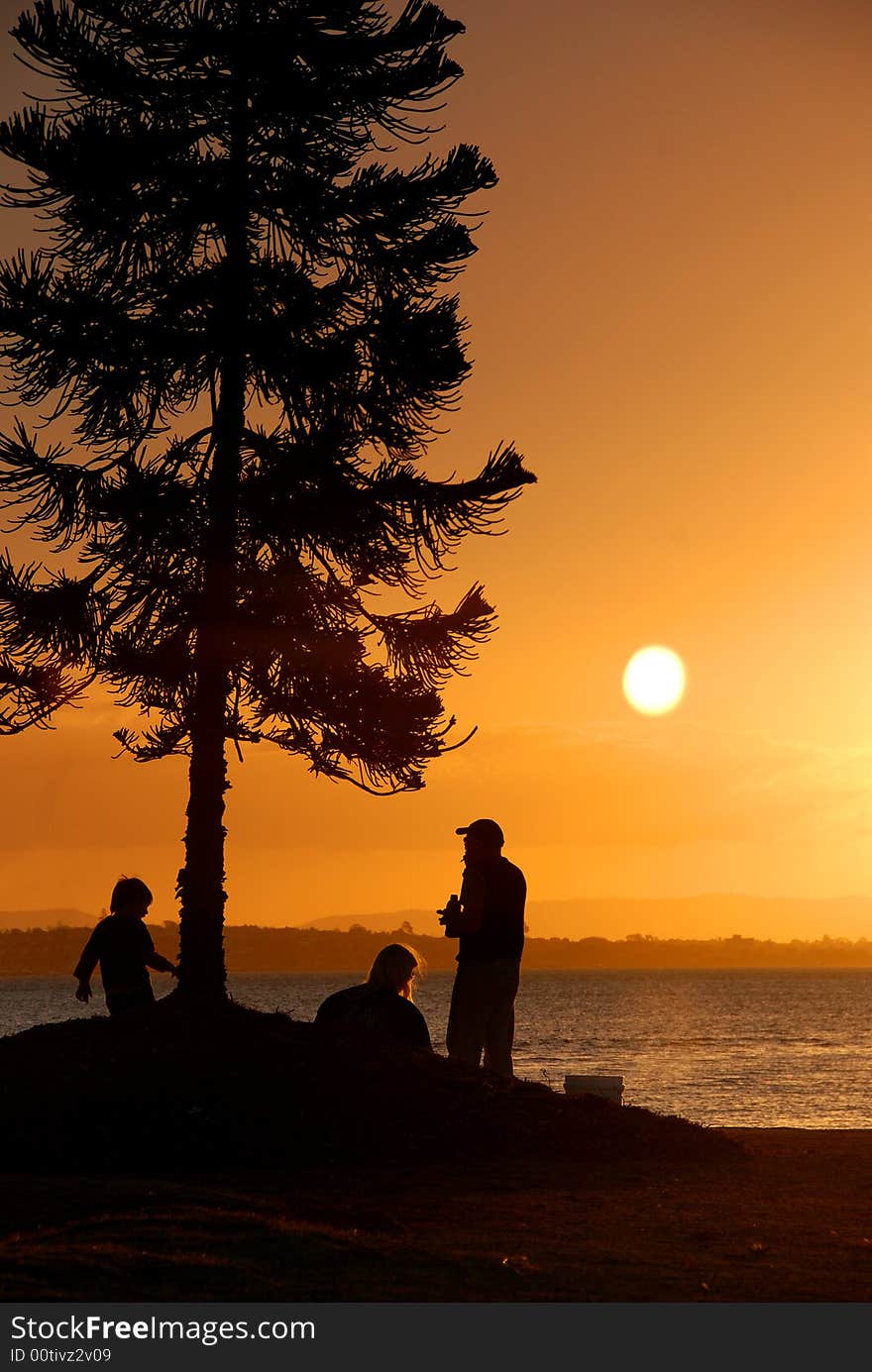 An Evening At The Beach