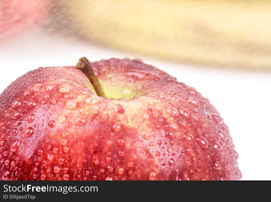 Fresh Vegetables, Fruits and other foodstuffs. Shot in a studio. Fresh Vegetables, Fruits and other foodstuffs. Shot in a studio.