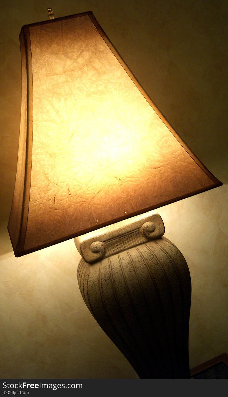 Gold lamp