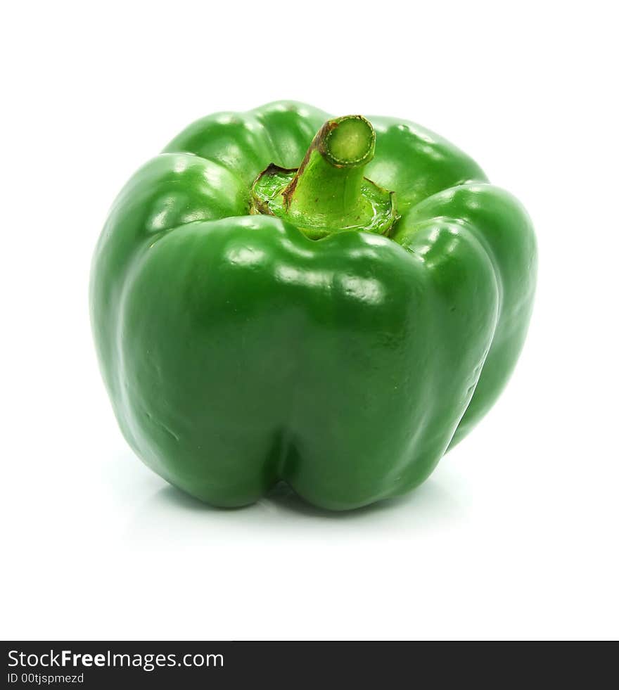 Green Pepper Vegetable Isolated