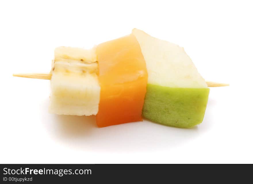 Slices of fruits