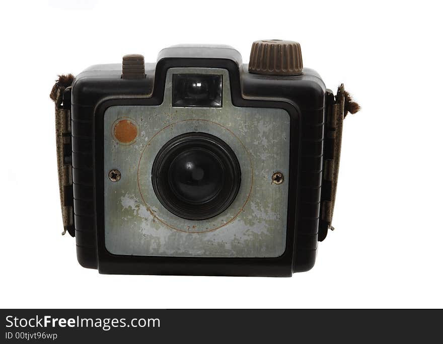 Old vintage photo camera