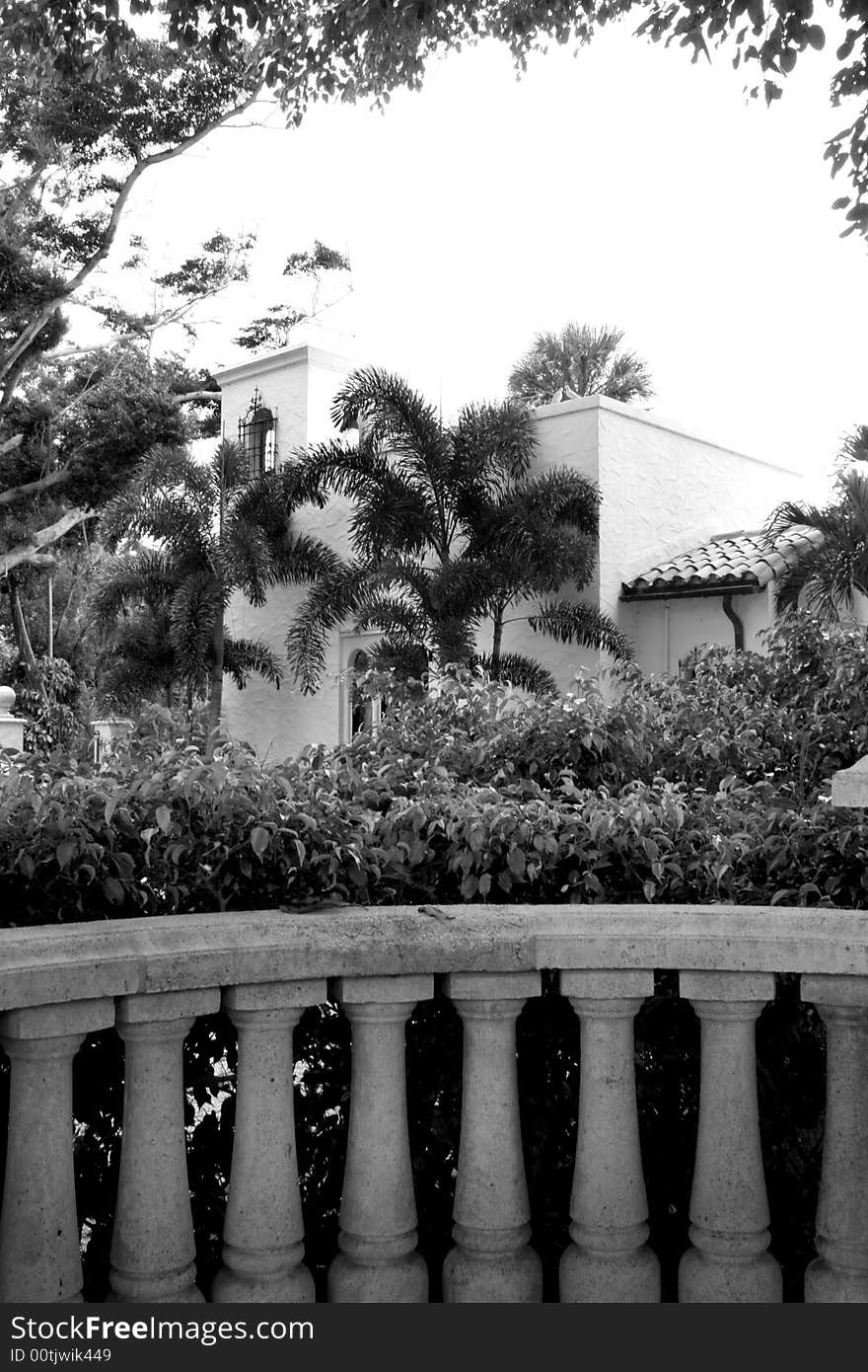 Spanish style building in Boca Grande, FL. Spanish style building in Boca Grande, FL