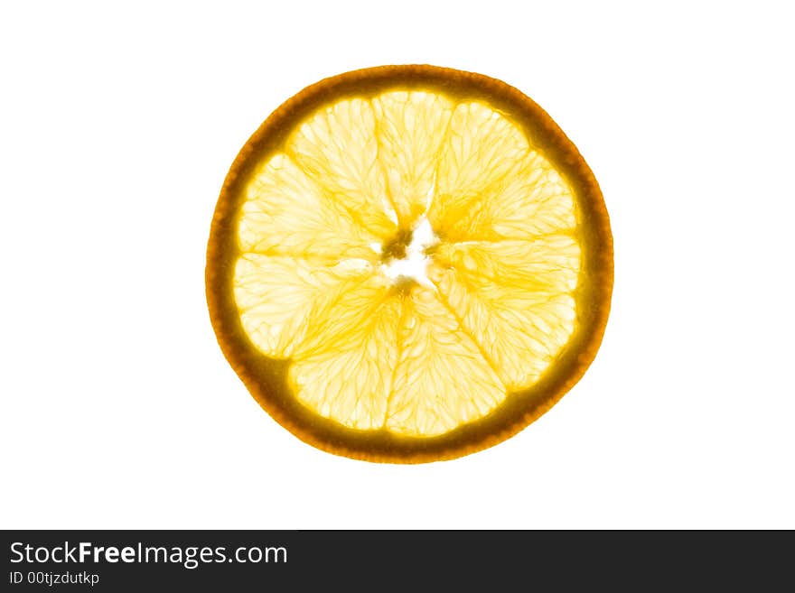 Slice of an orange