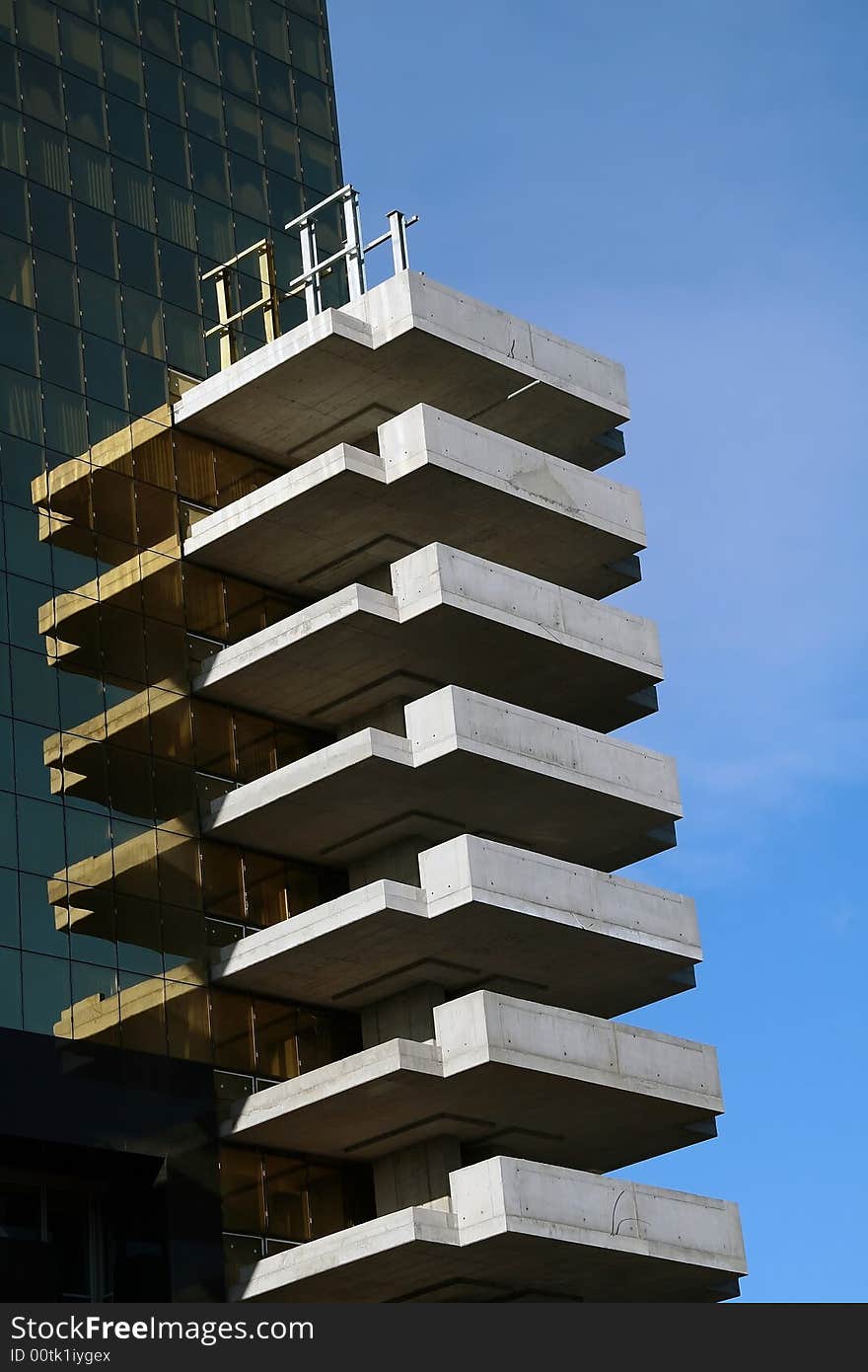 Balkon in office in warsaw ostrobramska street