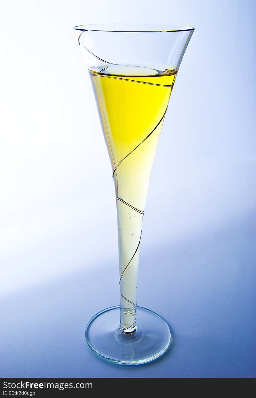 White wine in glasse