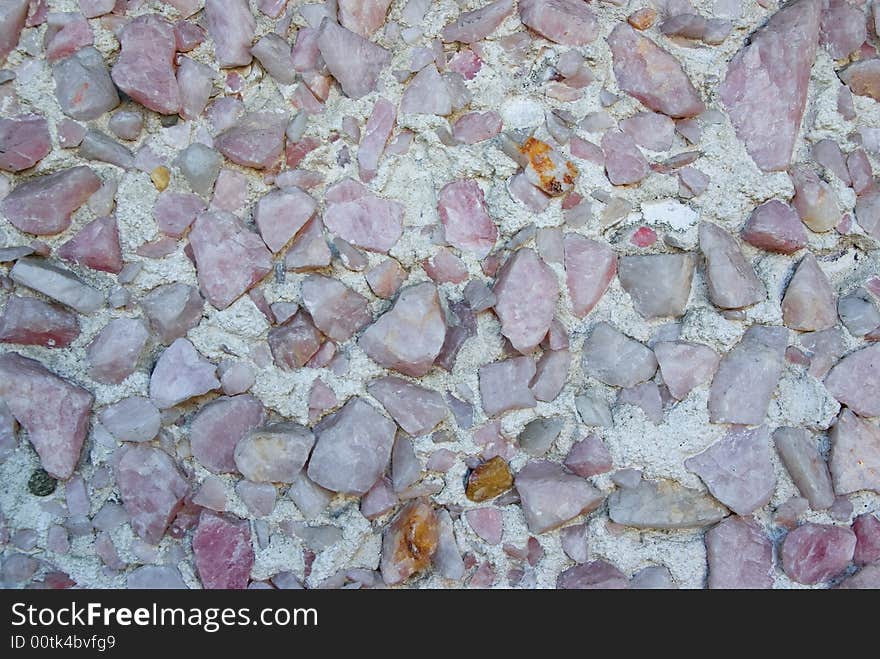 Grunge wall with glass stone blocks - texture background