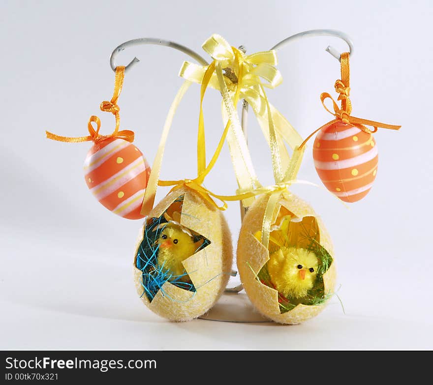 Easter decoration with interesting elements