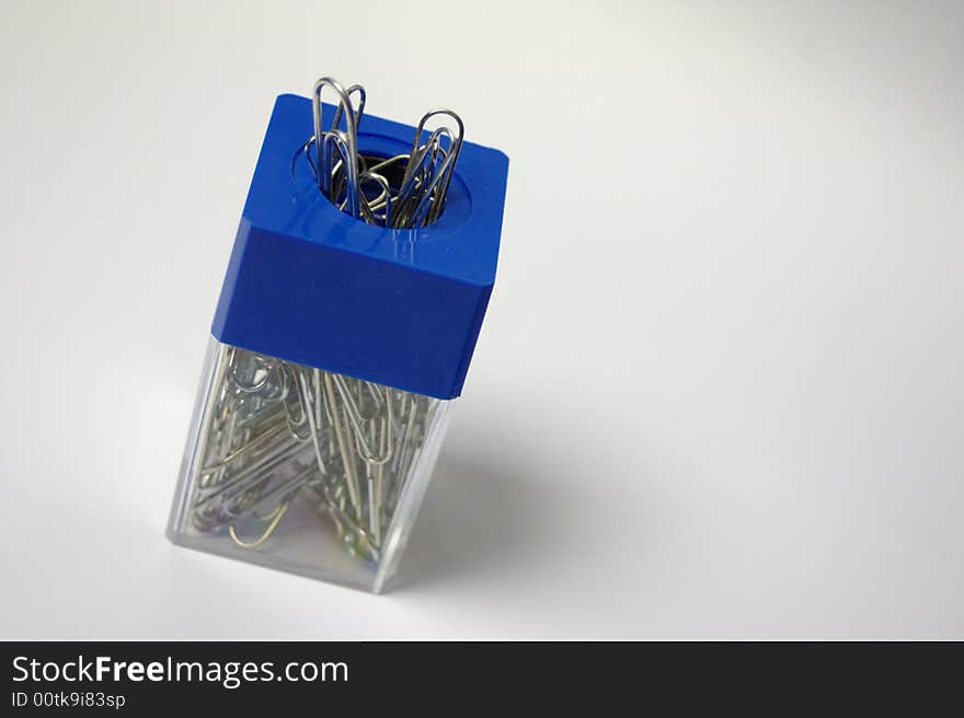 Paper clip container