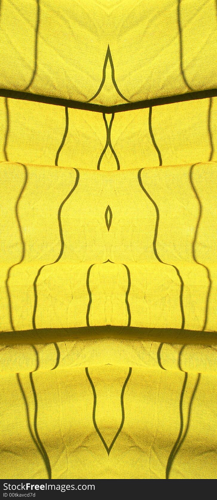 Chartreuse background with folds and shadows and texture.