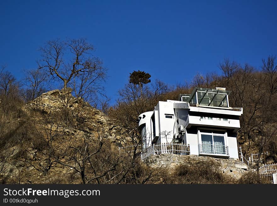 Small building in suburb of beijing