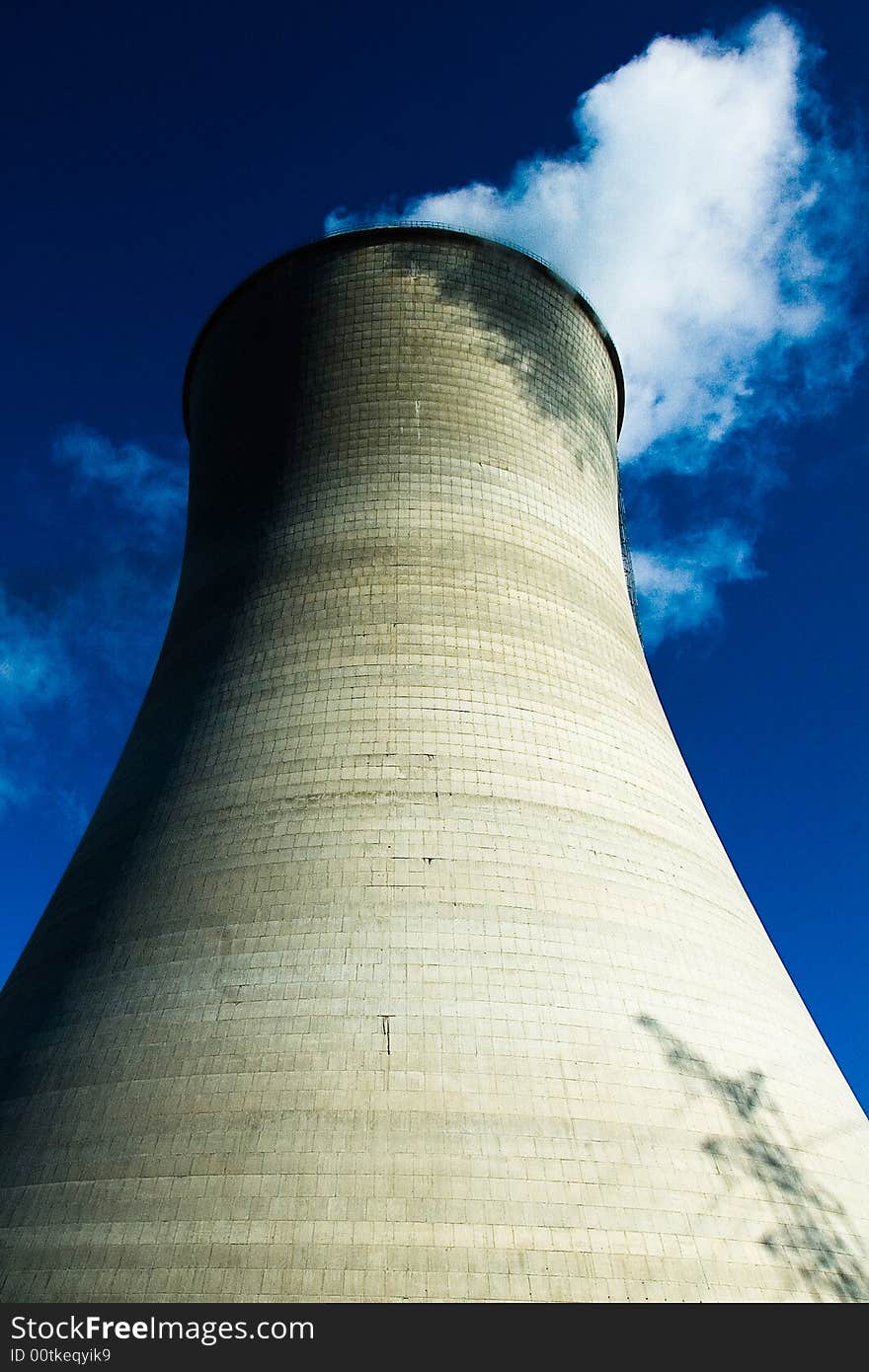 Cooling towers at a coal-fired power station