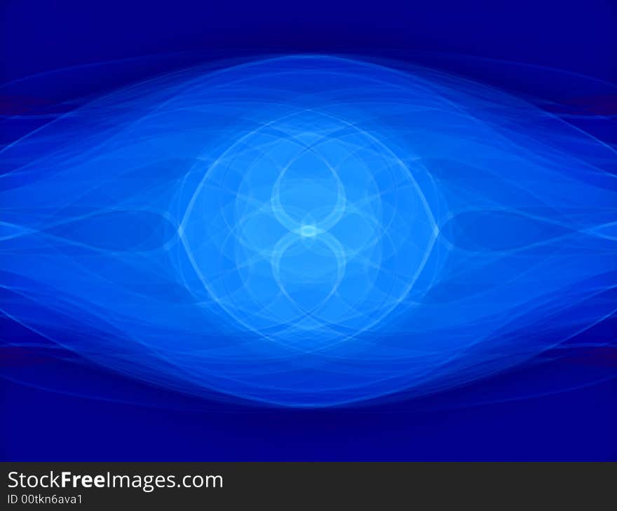 Blue blurry waves and curved lines background. Blue blurry waves and curved lines background