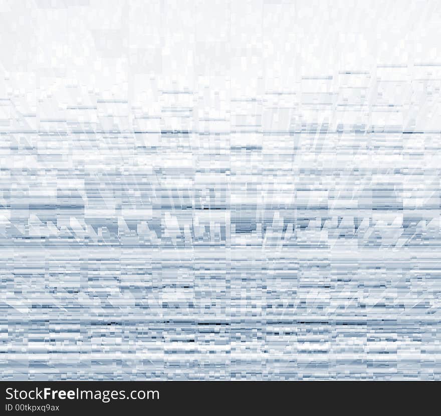 Abstract image of extruded shapes from line pattern. Abstract image of extruded shapes from line pattern