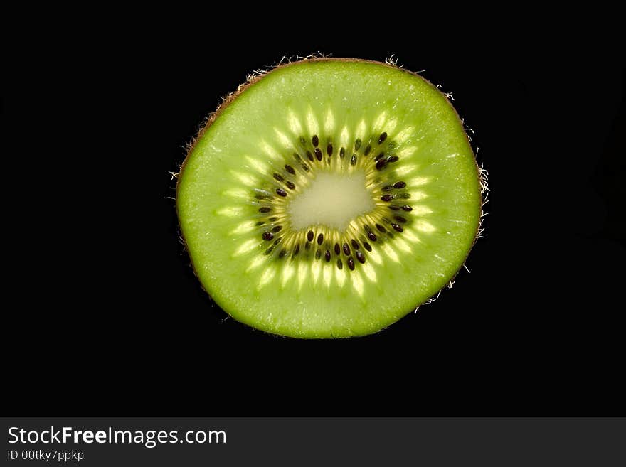 Slice of kiwi