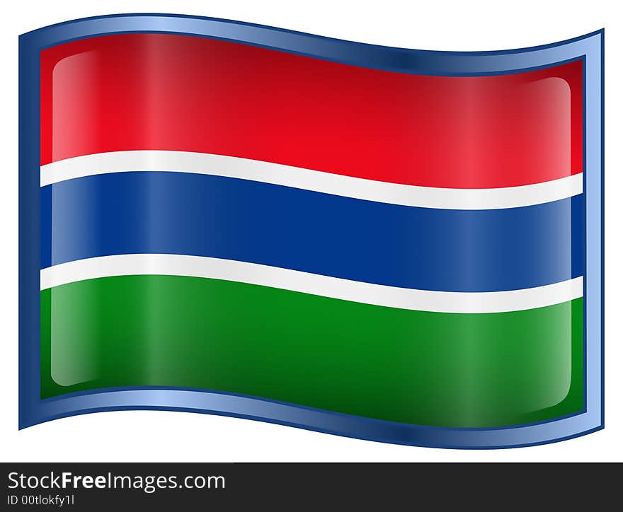 Gambia Flag Icon