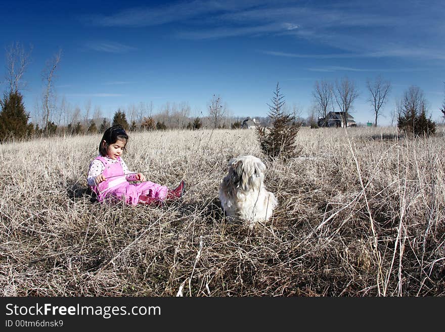 Girl And Her Shihtzu2