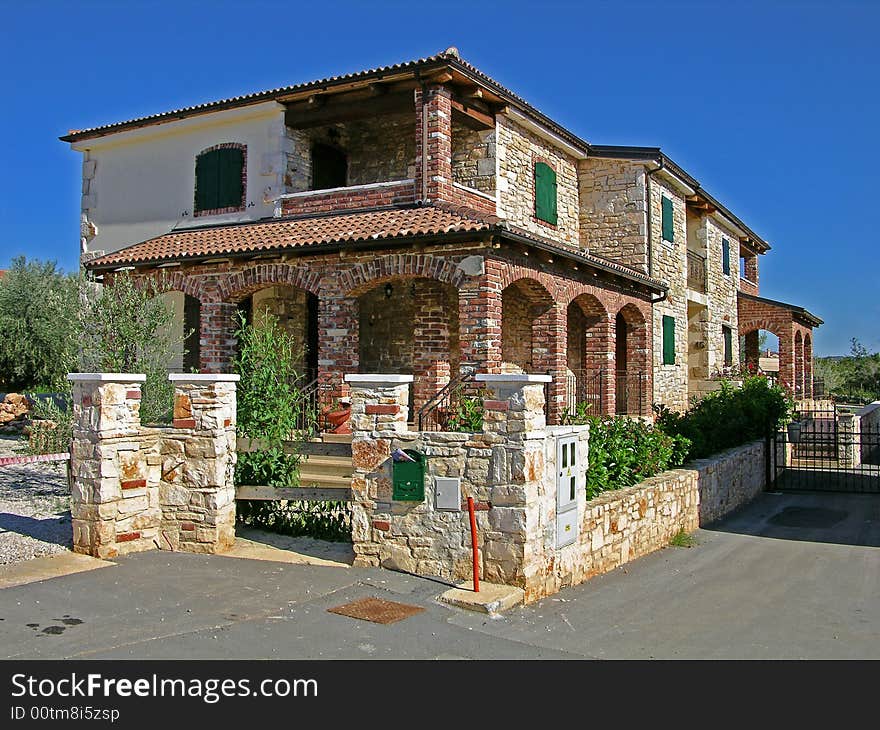 New buildings on the Istra peninsula. New buildings on the Istra peninsula