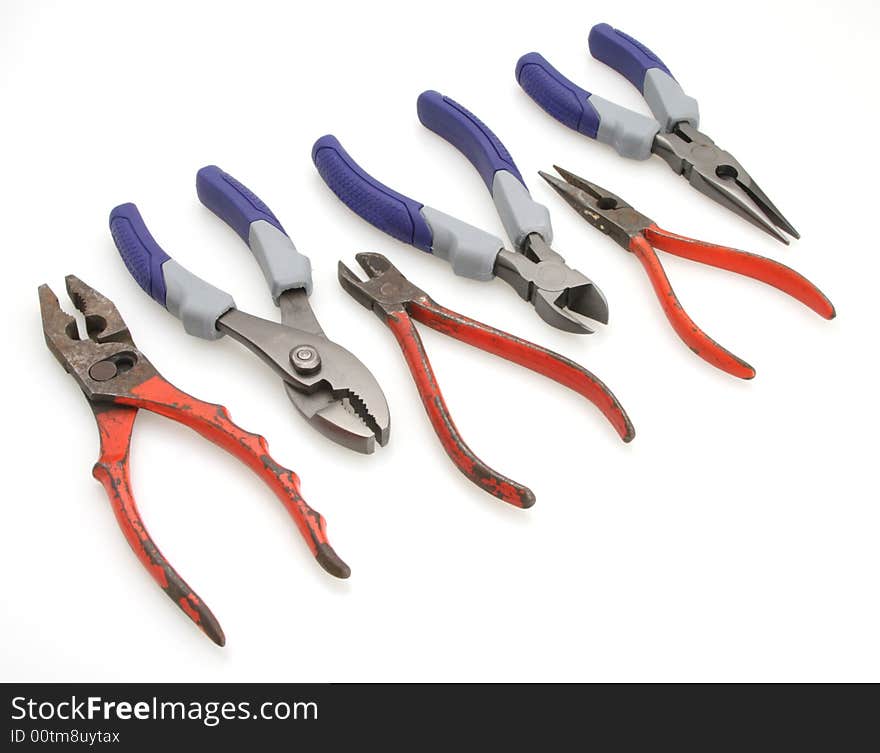 New and Old pliers cross cutters needle nose. New and Old pliers cross cutters needle nose