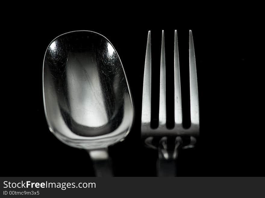 Silver Spoon and Fork