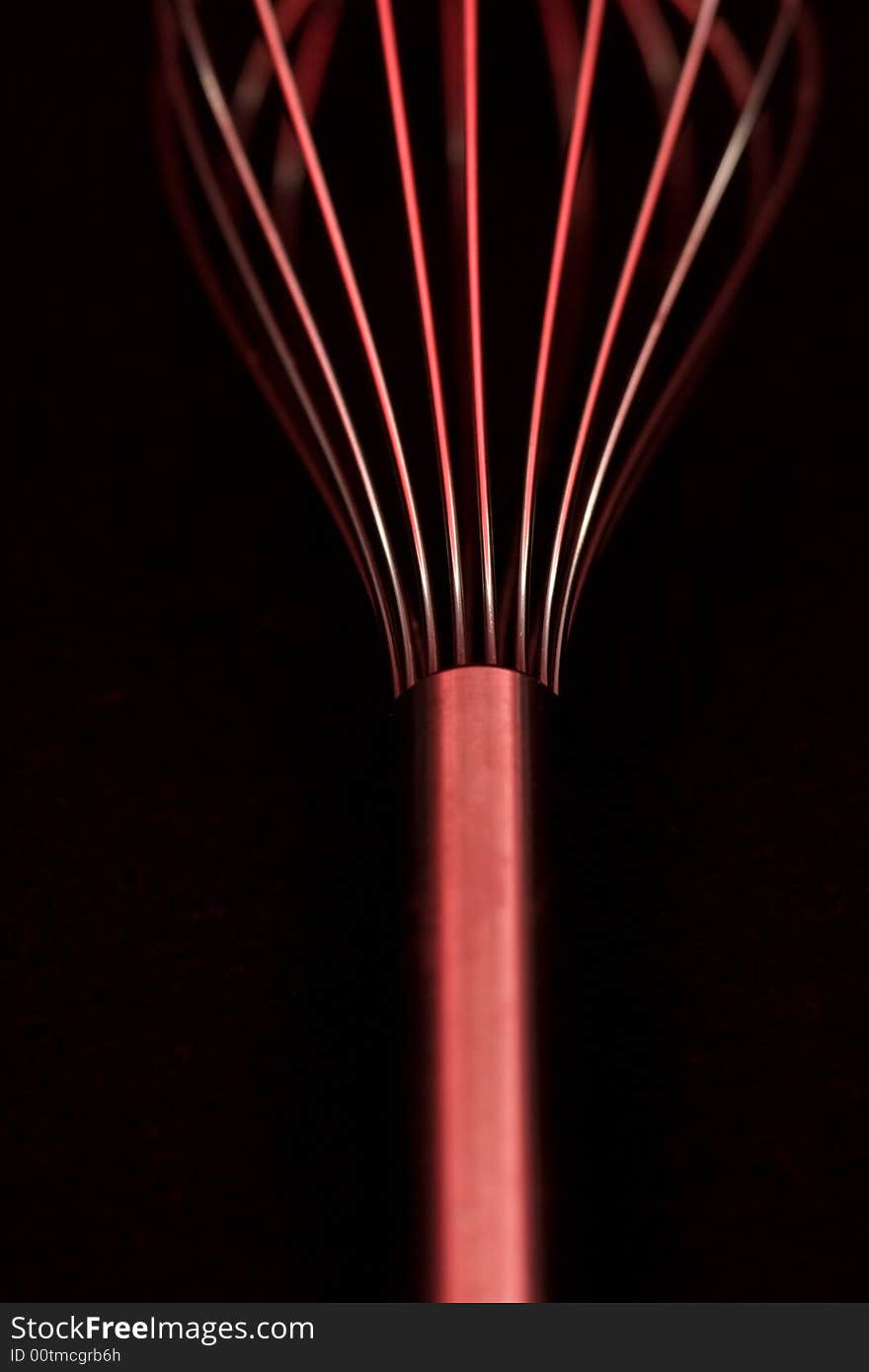 Red Metallic Whisk