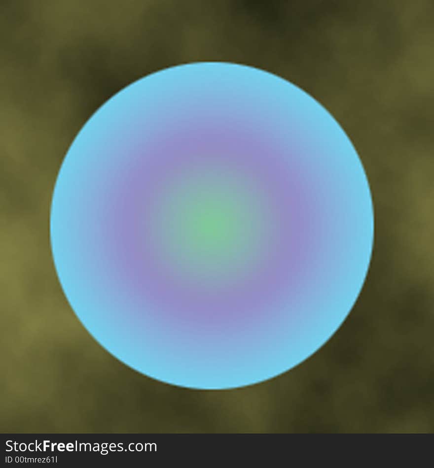 Vector illustration of a planet