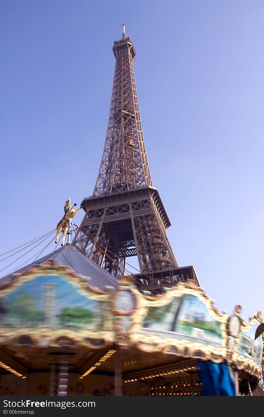 Eiffel Tower Merry Go Round