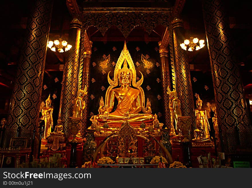 Golden Buddha image