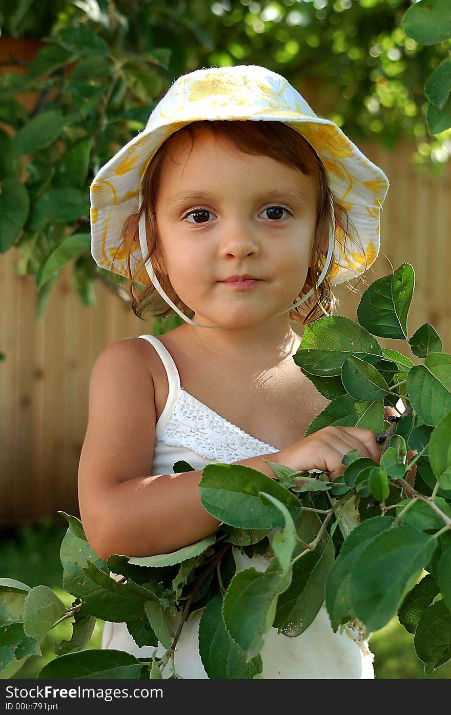 The Girl Near The Tree