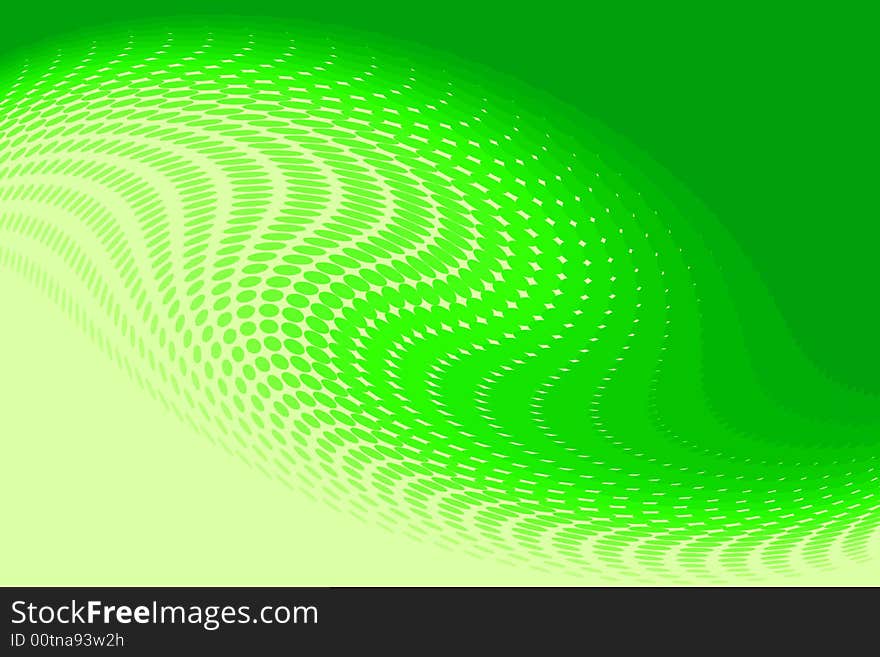 Vector illustration of abstract green background